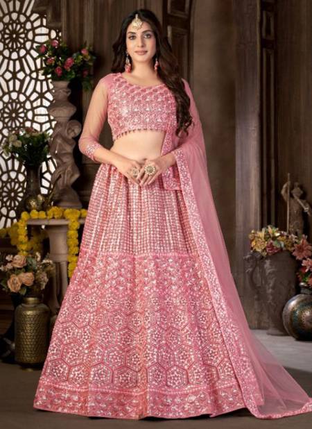 Pink Colour Zeeya Mehreen New Latest Designer Ethnic Wear Lehenga Choli Collection 8001